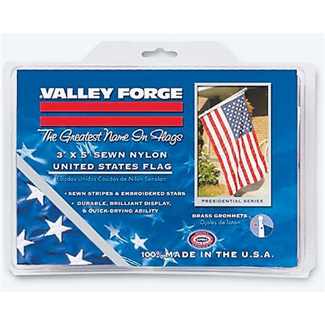 3x5 Valley Forge Nylon Replacement Flag Gebos