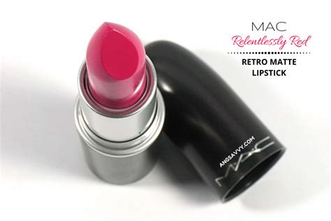 Mac Relentlessly Red Lipstick Review Ang Savvy