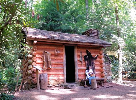 It was located on the second bank, on the west side of the river, with a range of high hills to the west, forming an excellent protection from storms. Oconaluftee Indian Village house | Indian village, Village, Village houses