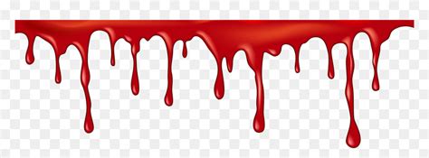 Bloody Banner Png Line Blood Drip Clipart Transparent Png Vhv