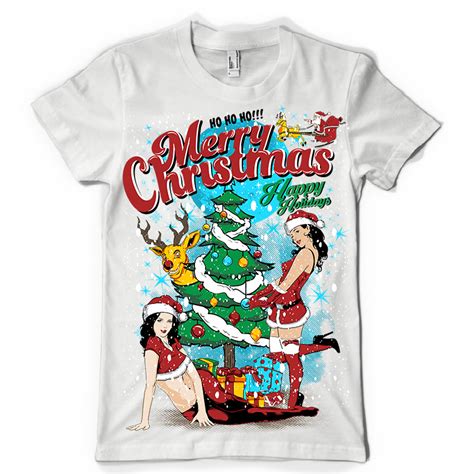 sexy merry christmas t shirt template tshirt factory