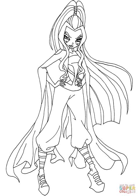 Winx Club Mythix Coloring Pages Coloring Pages Kulturaupice