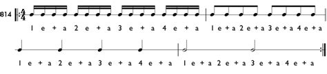 Learn How To Play Sixteenth Notes Lesson 8 Practice Patterns 813 820