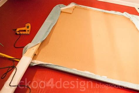 Diy Fabric Headboard With Nailhead Trim Cuckoo4design Diy Fabric