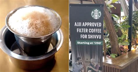 Viral Starbucks Is Selling “ajji Approved” Filter Coffee For Inr 290