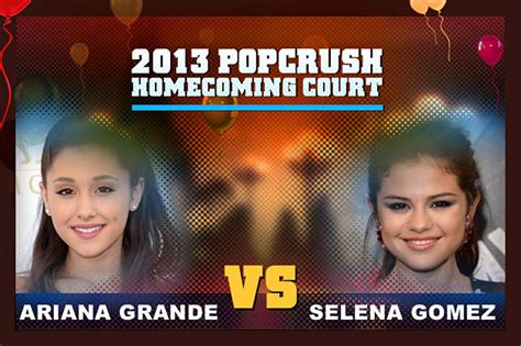 Ariana Grande Vs Selena Gomez 2013 Popcrush Homecoming Court Round 1