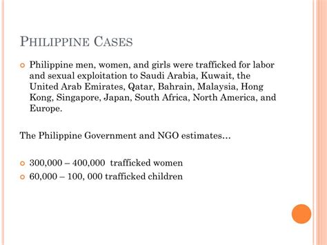 Ppt Human Trafficking Facts Situation And Realities Powerpoint