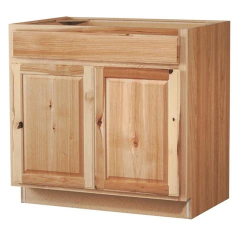 A kitchen sink base cabinet is essentially a base cabinet without shelves or drawers. Kitchen Classics Denver 30-in W x 35-in H x 23.75-in D ...