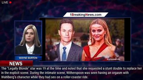 Reese Witherspoon Uncomfortable With Fear Sex Scene With Mark Wahlberg Video Dailymotion