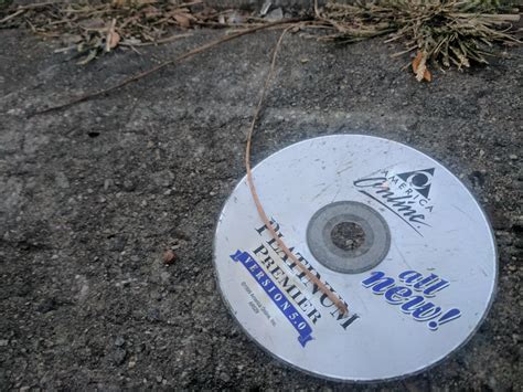 Found An Old Aol Cd Rom On The Sidewalk Rnostalgia