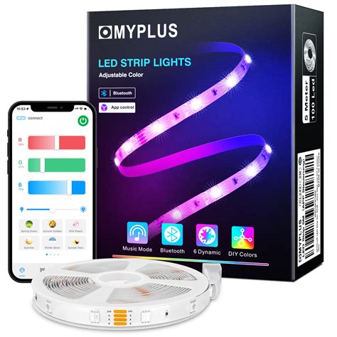 Buy Myplus Bluetooth Led Strips Lights 5m Rgb Lights Strip With 44 Key