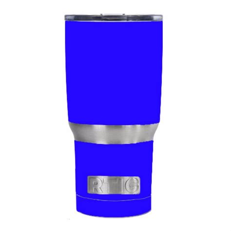 Skin Decal For Rtic 20 Oz Tumbler Bright Blue