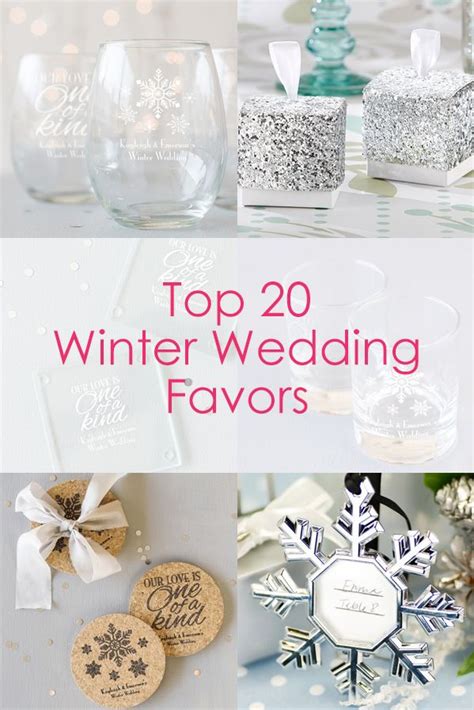 Planning A Winter Wedding Find The Perfect Winter Wedding Favors All