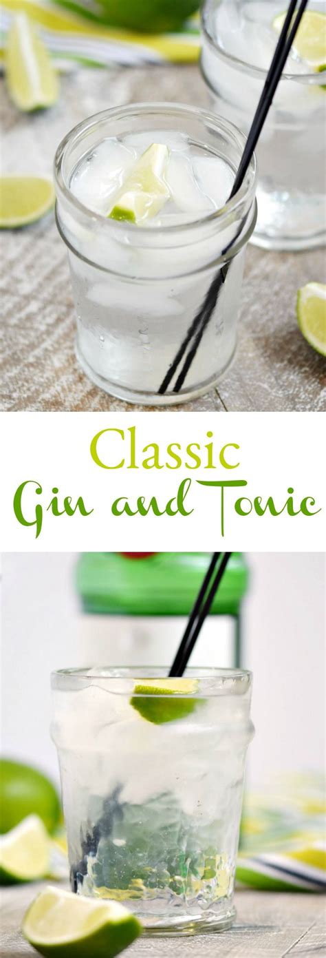 A Light And Refreshing Classic Gin And Tonic Is The Perfect Cocktail