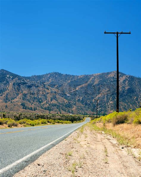 Road In The Mojave Desert Stock Image Colourbox
