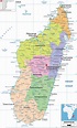 Detailed Political Map of Madagascar - Ezilon Maps