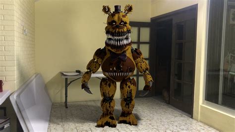 Nightmare Fredbear In Real Life Part 2 Youtube