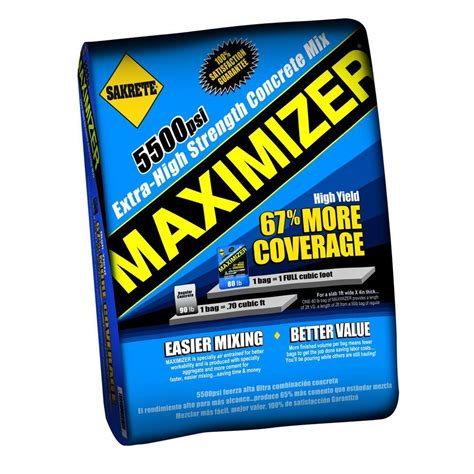 Bagged concrete, cement & mortar. Quikrete 80 lb. Commercial Grade Countertop Mix-1106-80 ...