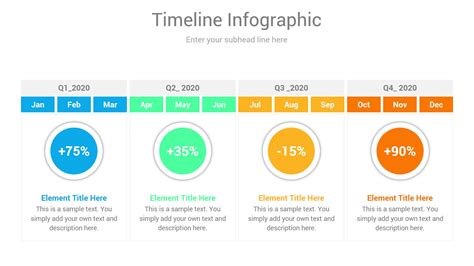 Monthly Timeline Infographic Templa Simple Infographic Maker Tool By