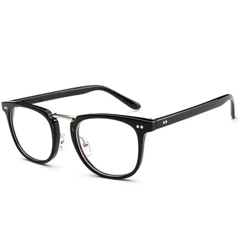 2017 Fashion Decorative Flat Glasses Retro Plain Glass Spectacles Glasses Frames Plain Glasses