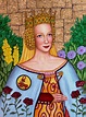 Portrait Of Joan The Fair Maid Of Kent Painting by Stephen Warde Anderson