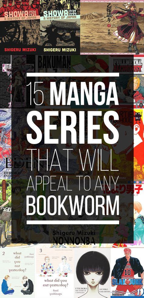 15 Manga Series You Should Read Based On Your Favorite Books Manga