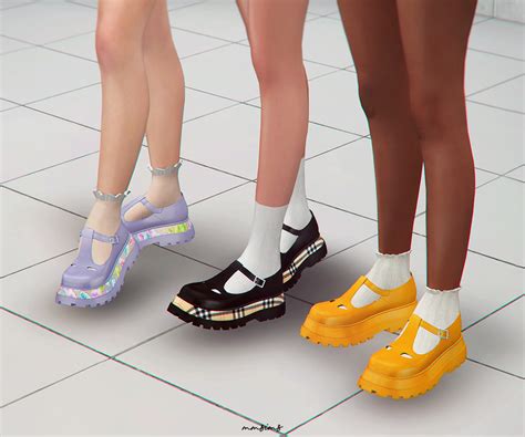 Mmsims — S4cc Mmsims Embossed T Bar Shoes Download