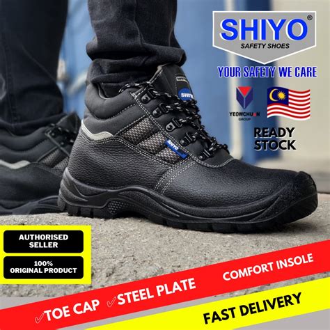 Shiyo Safety Shoe S 803 Middle Cut Comfortable Anti Puncture Anti