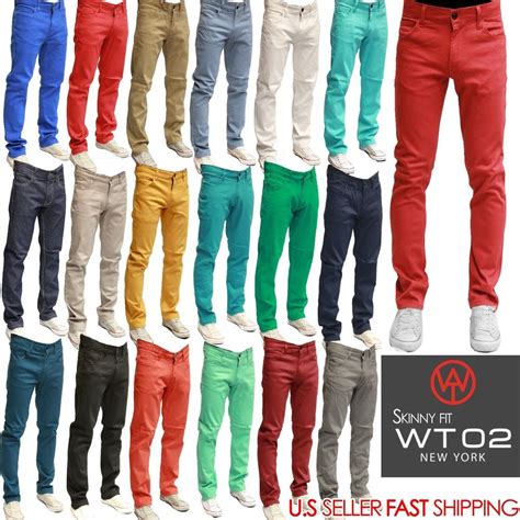 Different Color Jeans Mens