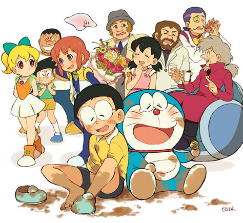 Temk Doraemon Character Ginger Doraemon Gouda Takeshi Honekawa Suneo Inspector Mustard