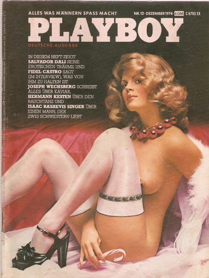 Akt Erotika Časopis Playboy 1974 12 Dezember Něm verze