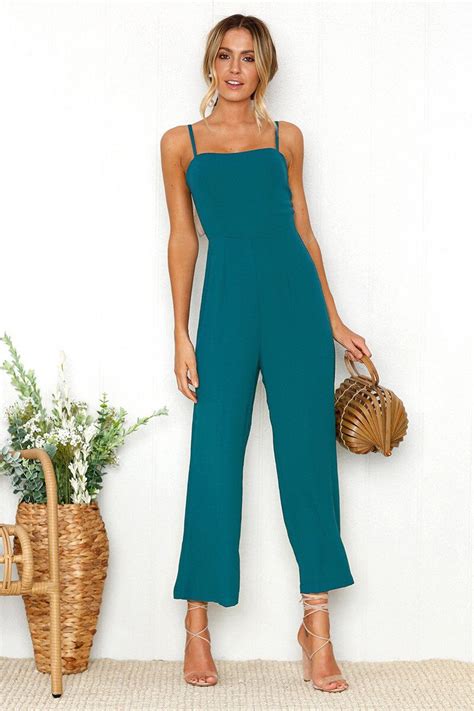 Women Casual Sleeveless Jumpsuits Suspenders Rompers One Piece