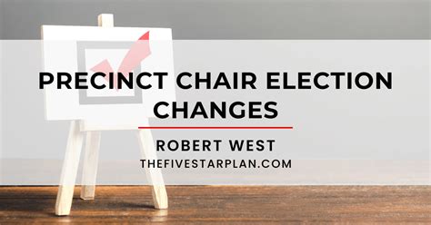 Precinct Chair Election Changes