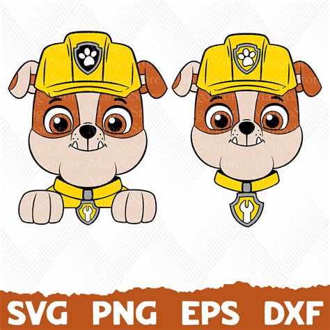 Rubble Svg Rubble Paw Patrol Svg Dog Patrol Svg Patrol Do Inspire