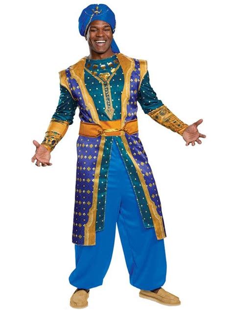 Aladdin Genie Mens Costume Mens Aladdin Genie Dress Up Costume