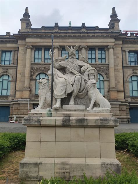 Odin Statue In Hannover Germany Rnorncraft