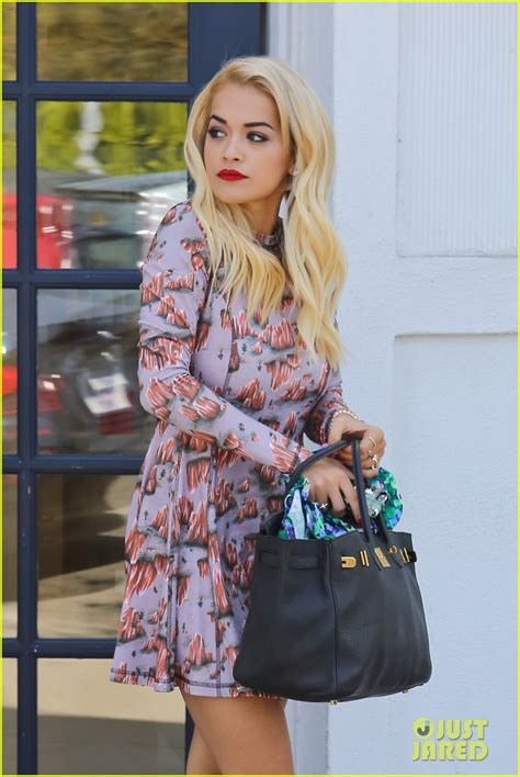 Photo Rita Ora Visits The Salon After Studio Time With Calvin Harris Photo Just
