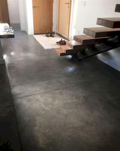 70 Smooth Concrete Floor Ideas For Interior Home 62