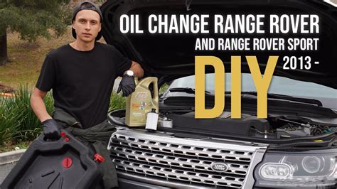 Diy Oil Change On Range Rover L And Sport L Complete