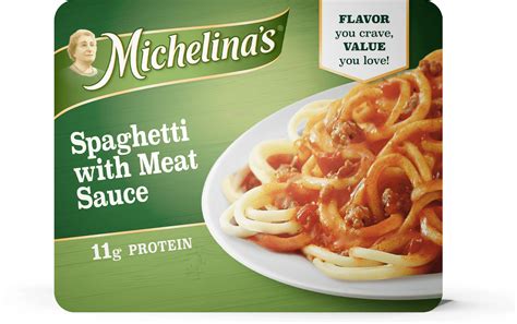 Spaghetti With Meat Sauce Michelinas Frozen Entrees