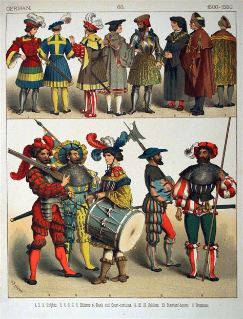 Alemania 1500 1550 Larp Medieval German Costume Renaissance Clothing