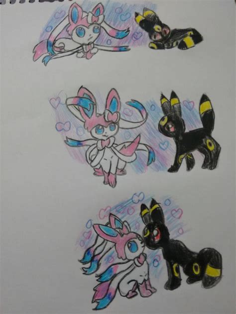 Sylveon X Umbreon By Nyanmanglecat88 On Deviantart