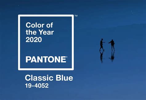 2020 Color Of The Year Classic Blue Pantone 19 4052