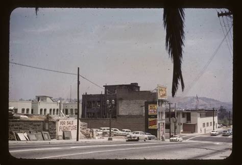 Old Bunker Hill Los Angeles The St Angelo Sat Where Those Cars Are