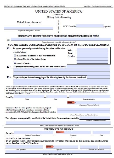 Download Fillable Dd Form 453