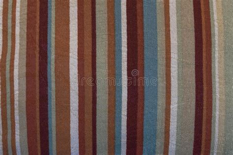 A Real Fabric Texture With Color Stripes Stock Photo Image Of Texture