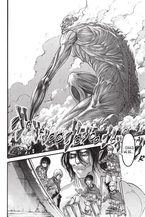 Attack on titan is a japanese manga series written and illustrated by hajime isayama. Attack On Titan Last Manga Panel
