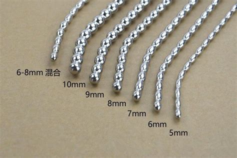 Solid 304 Stainless Long Steel Urethral Sound Urethral