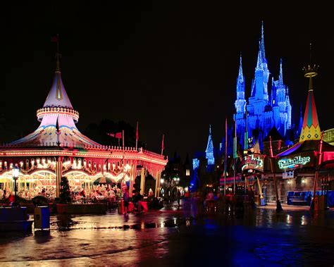 Daily Disney Central Fantasyland At Night Explored Flickr