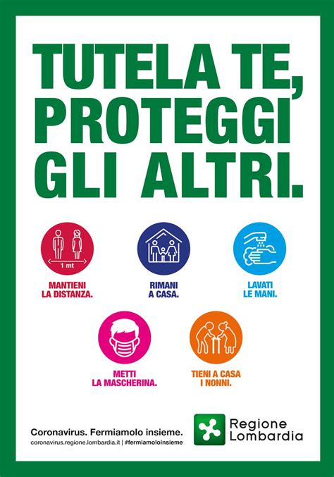 Il testo introduce anche l'obbligo di portare sempre con sé. Regione Lombardia: regole base per contenere il ...